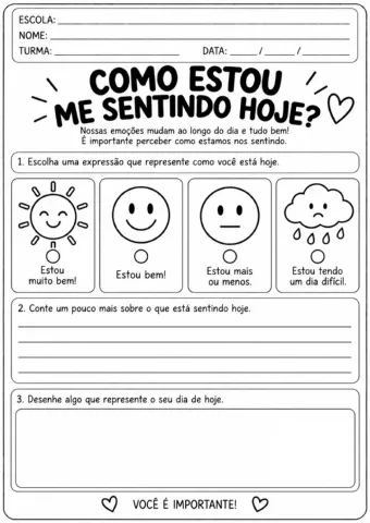Setembro Amarelo: Kit com 11 Atividades para Valorizar a Vida — amostra 2: Um kit com 11 atividades socioemocionais para…