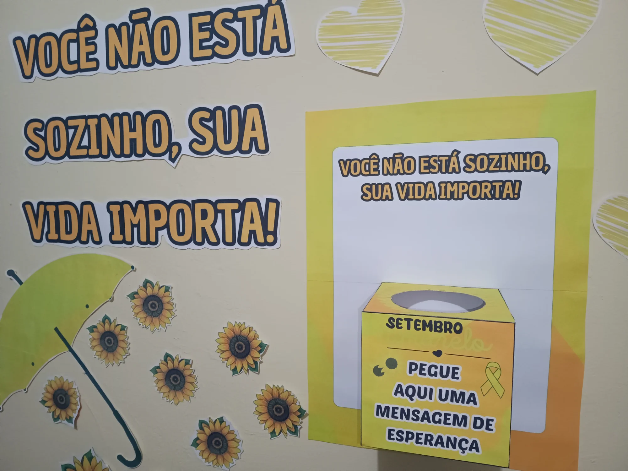 SETEMBRO AMARELO: PAINEL + CAIXA DE MENSAGEM — amostra 2: PLR CONSUMIDOR FINAL