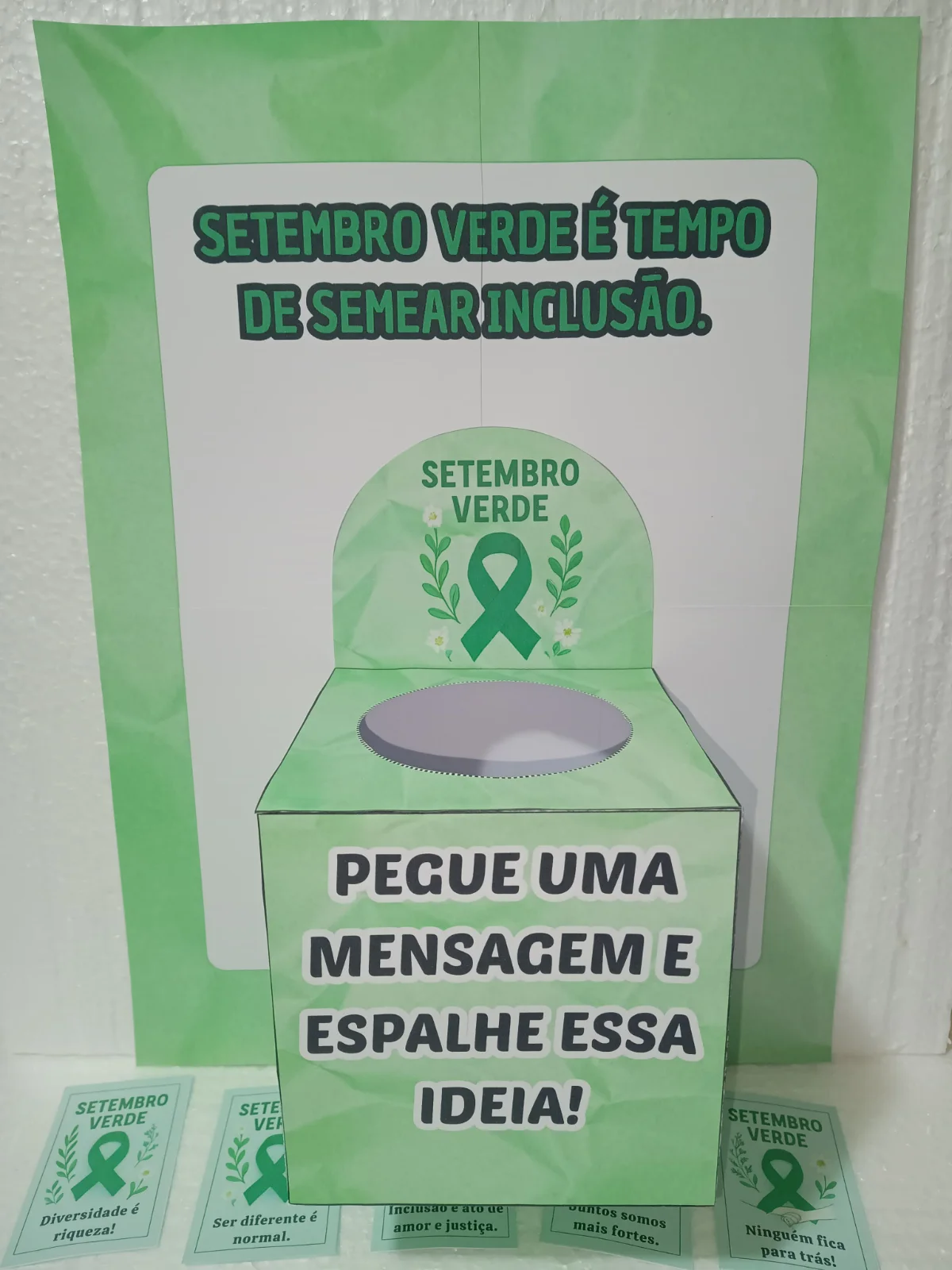 Setembro Verde — Caixa – PDF para Imprimir — amostra 1: O que vem no material Setembro Verde — Caixa – PDF para Imprimir — amostra 1: O que vem no material