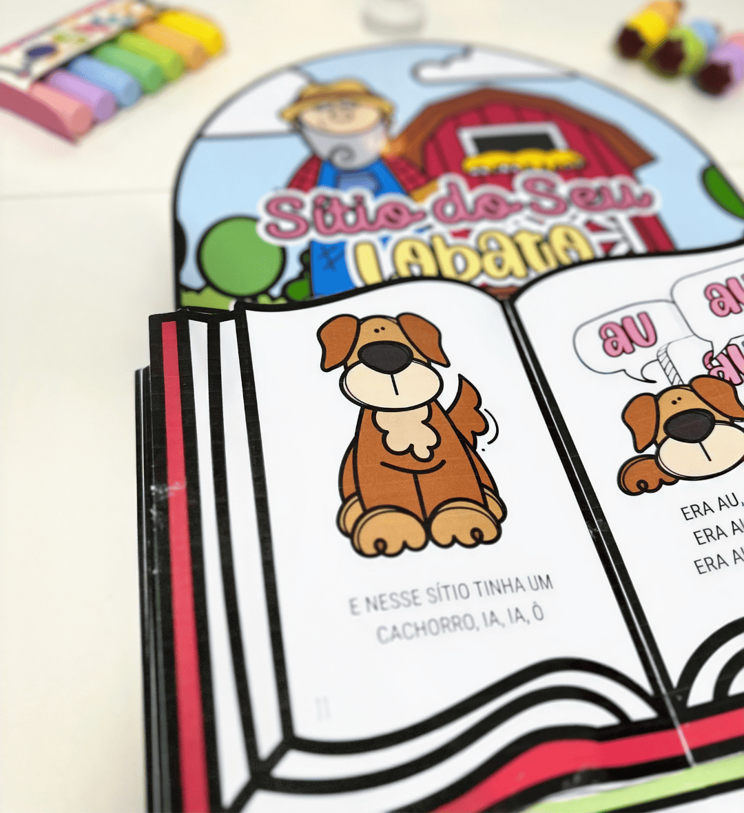 Seu Lobato Tinha um Sítio: Livro e Luva para Imprimir — amostra 5: Explore a música Seu Lobato Tinha um Sítio na Educação…