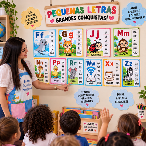 Silabário Simples de Parede – Alfabetização Infantil — capa do material