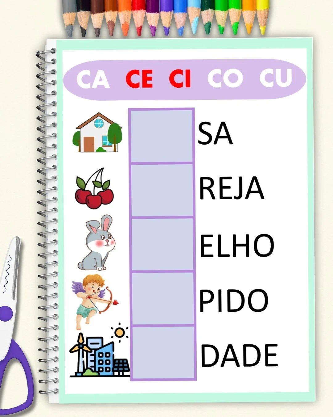 Sílabas iniciais atividade educação especial alfabetização consciência fonológica PDF para imprimir — amostra 3: Transforme…