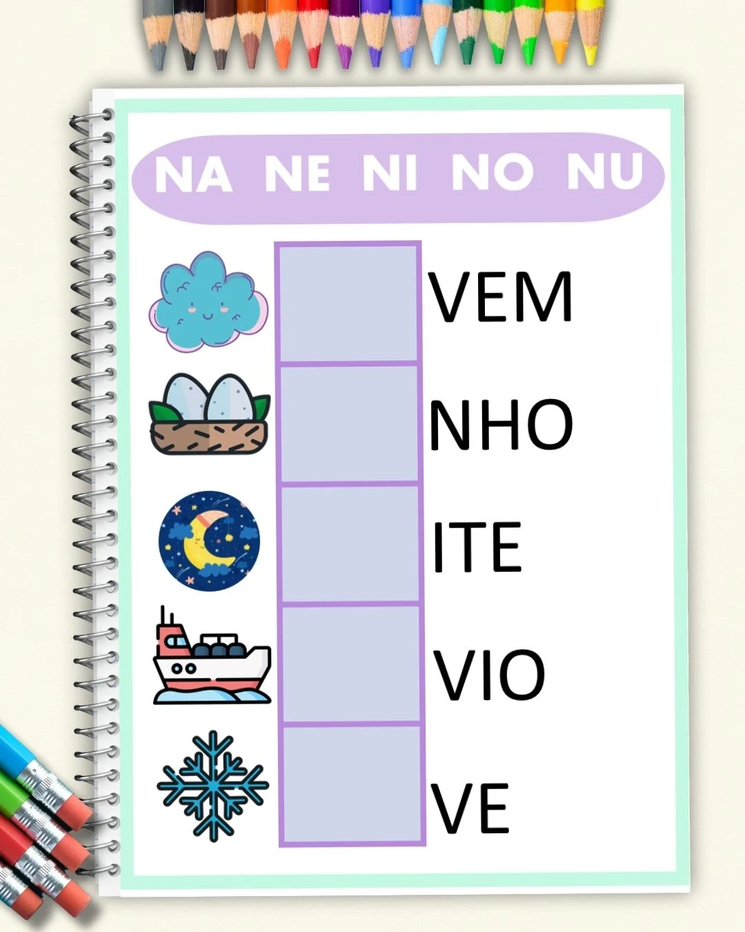 Sílabas iniciais atividade educação especial alfabetização consciência fonológica PDF para imprimir — amostra 7: Transforme…