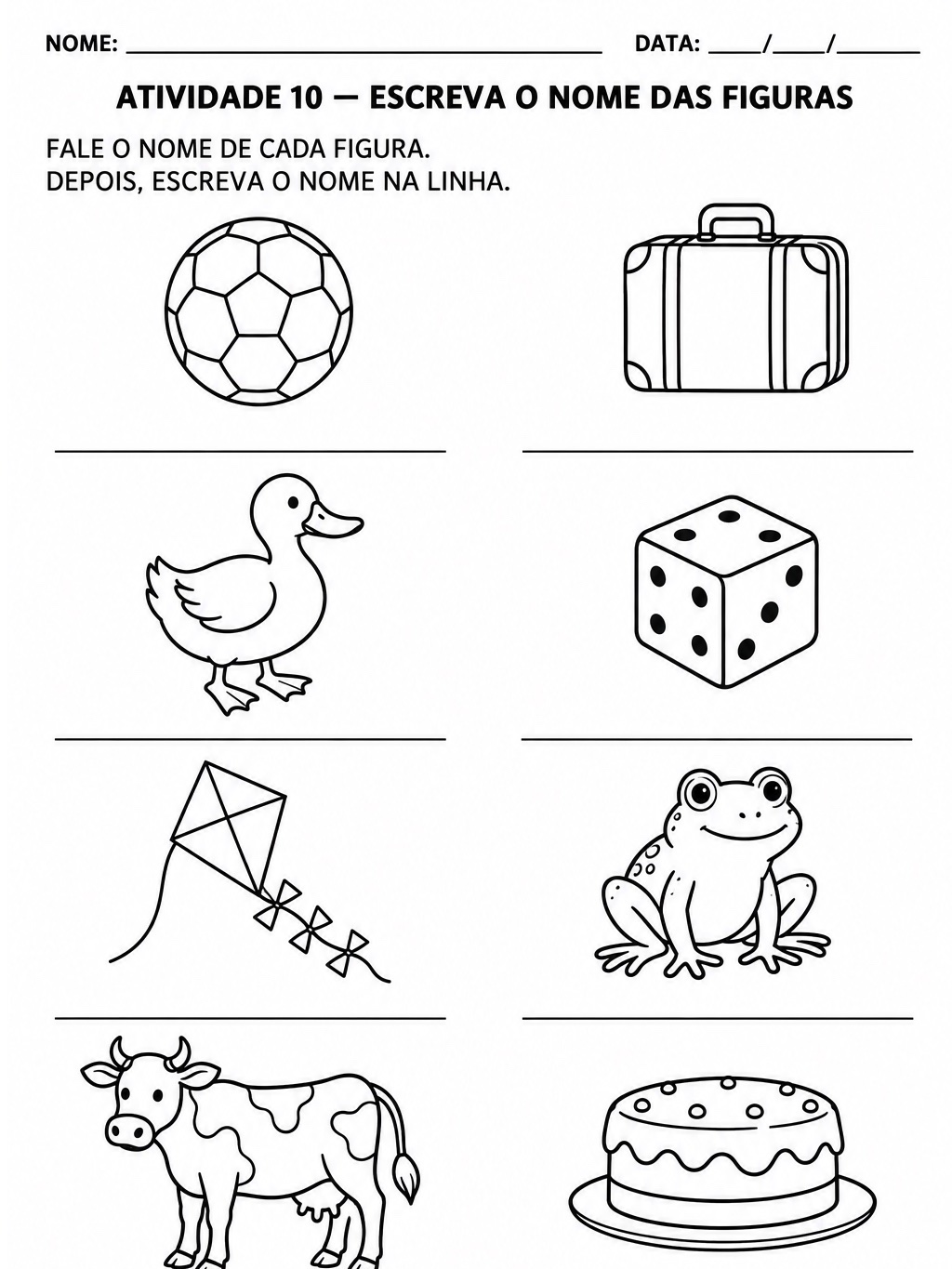 Sílabas Simples: Alfabetização 1º Ano — Kit 4 — amostra 1: 10 atividades com sílabas simples, leitura e escrita de palavras Sílabas Simples: Alfabetização 1º Ano — Kit 4 — amostra 1: 10 atividades com sílabas simples, leitura e escrita de palavras