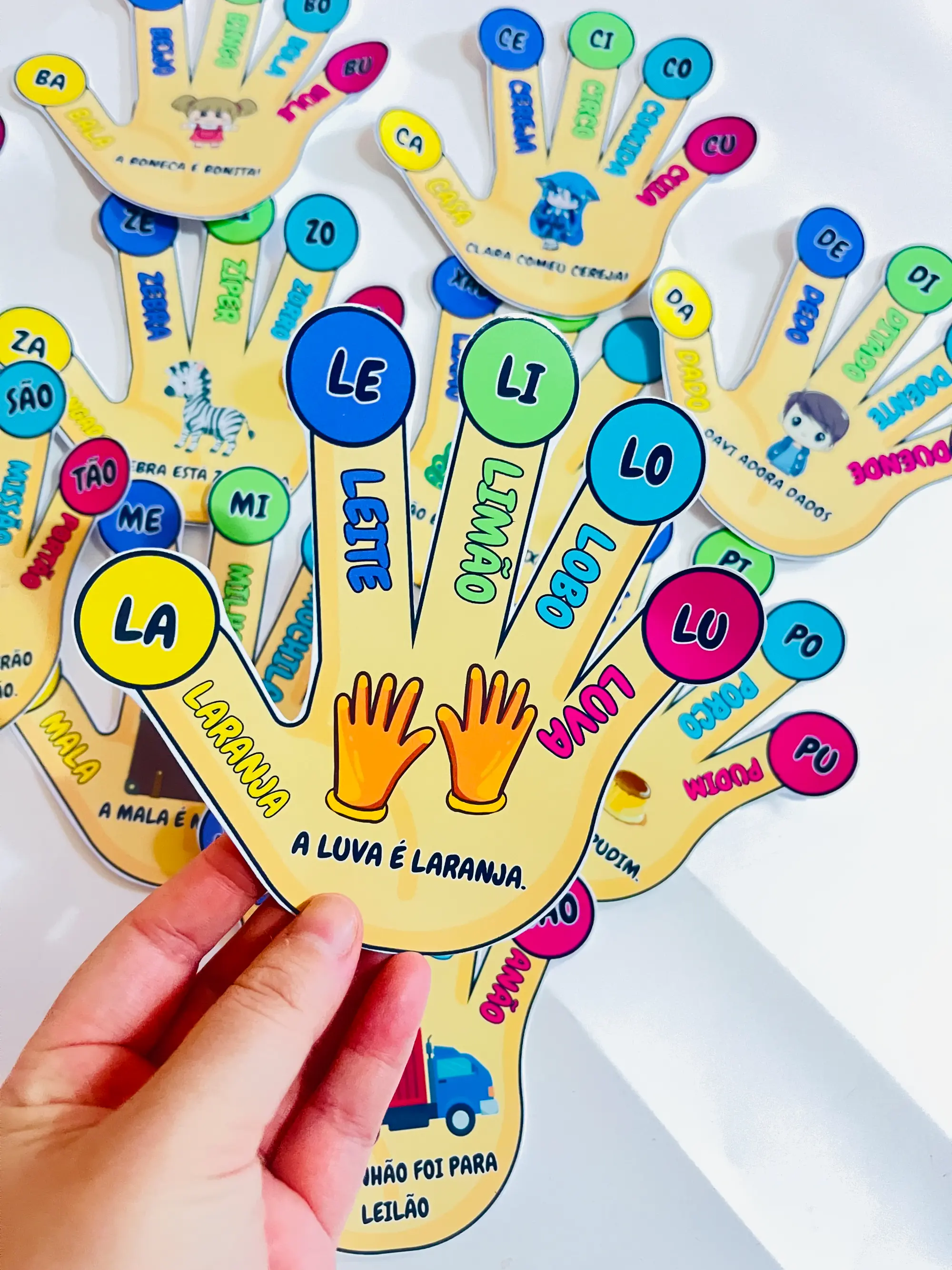 🖐️🔤 SÍLABAS SIMPLES NA MÃOZINHA! 🔤🖐️ALFABETIZAÇÃO — capa do material