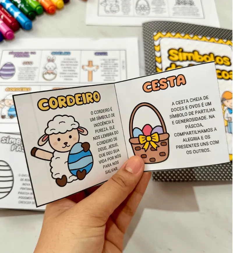 Símbolos da Páscoa: Livro e Livrinho em PDF para Imprimir — amostra 4: Para quem é indicado