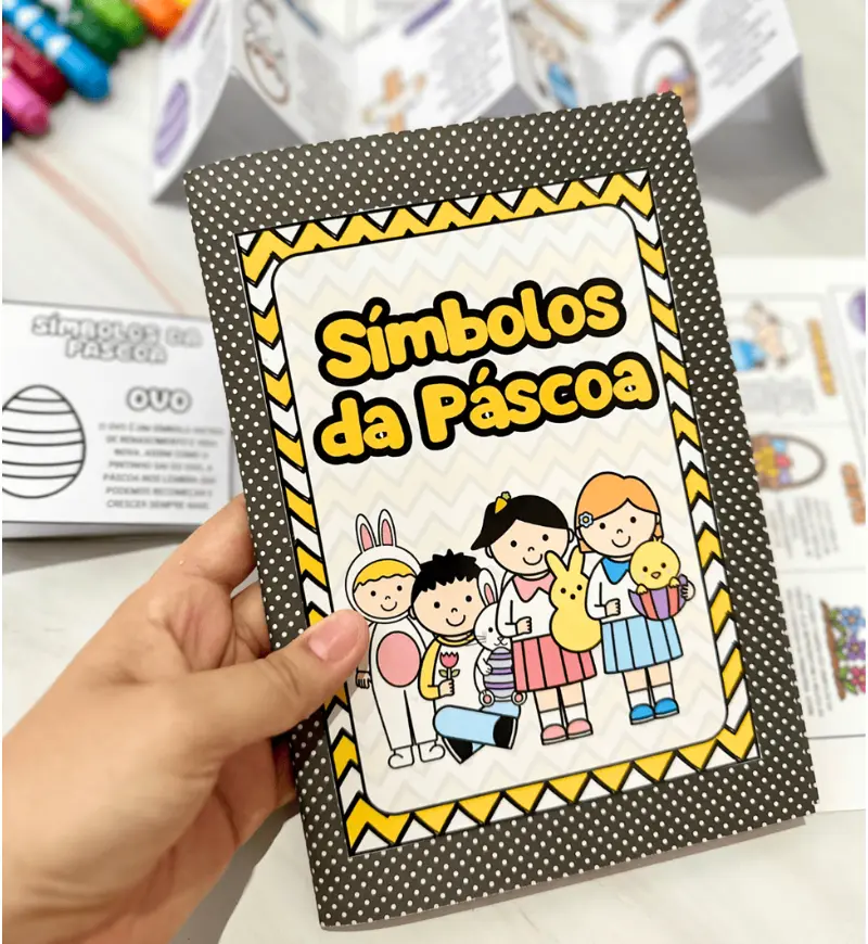 Símbolos da Páscoa: Livro e Livrinho em PDF para Imprimir — História para Educação Infantil: Apresente os símbolos da…