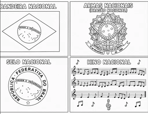 Símbolos Nacionais do Brasil – Leitura e Interpretação — amostra 4: 🎨 Aprendizagens desenvolvidas