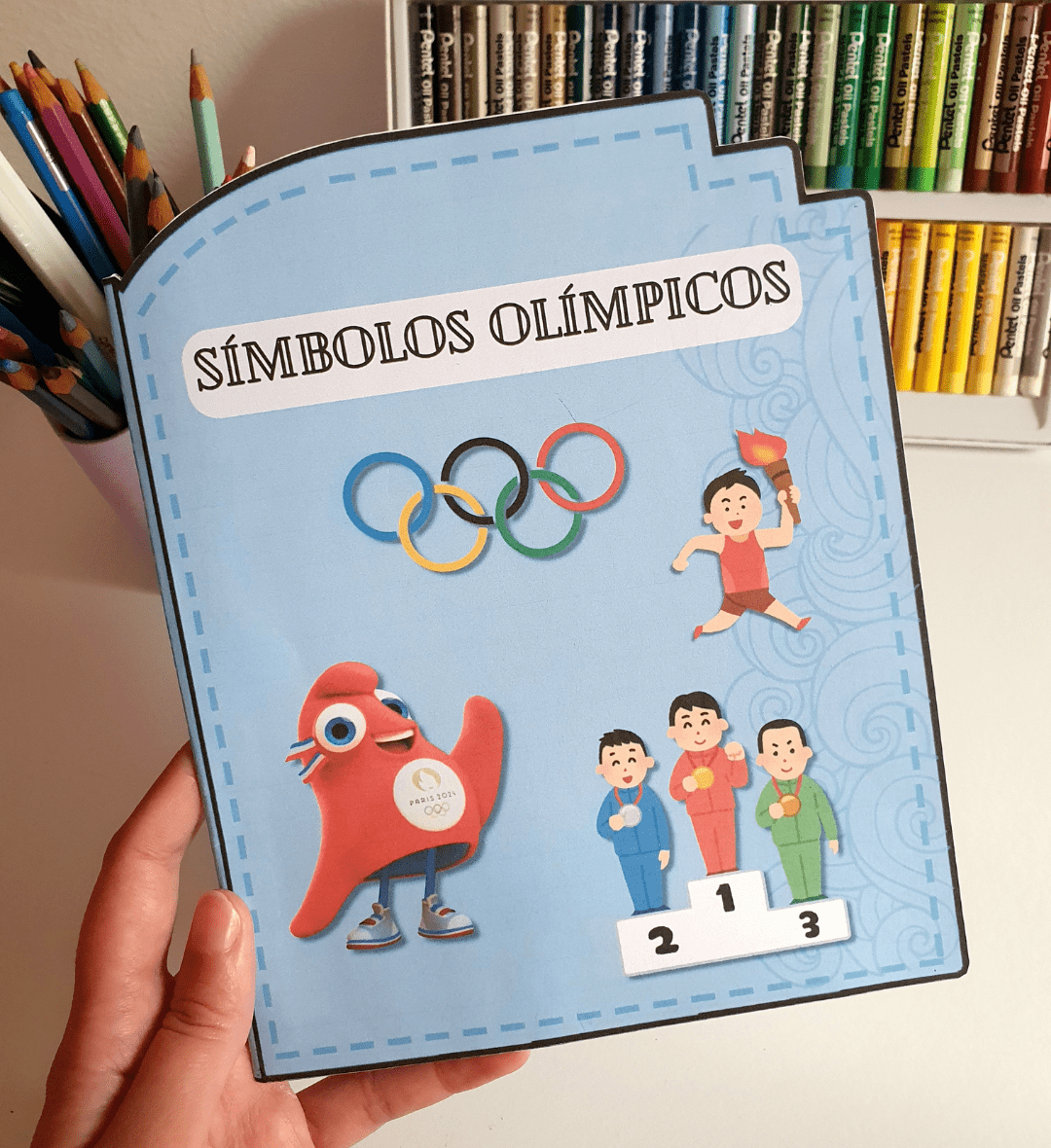 Símbolos Olímpicos: livro em PDF para Educação Infantil — amostra 5: Apresente os símbolos olímpicos às crianças com um…