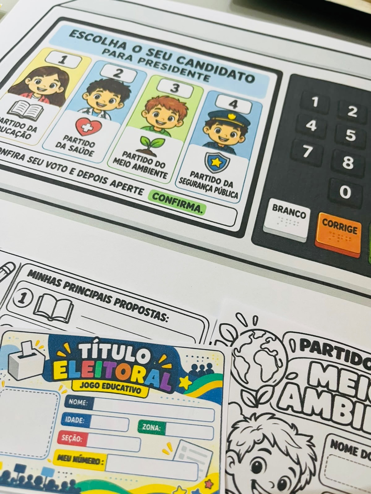 Simulação Eleitoral 2026 – Projeto Pedagógico sobre Democracia — amostra 1: Projeto pedagógico para trabalhar democracia,…