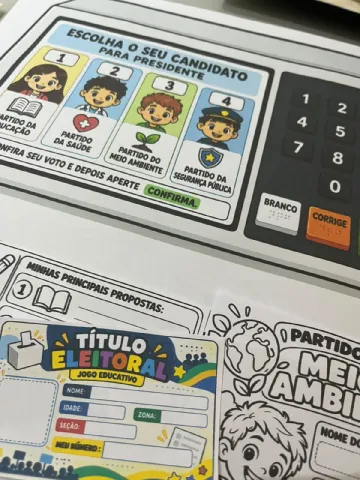 SIMULAÇÃO ELEITORAL 2026 - Uma eleição de verdade. — capa do material