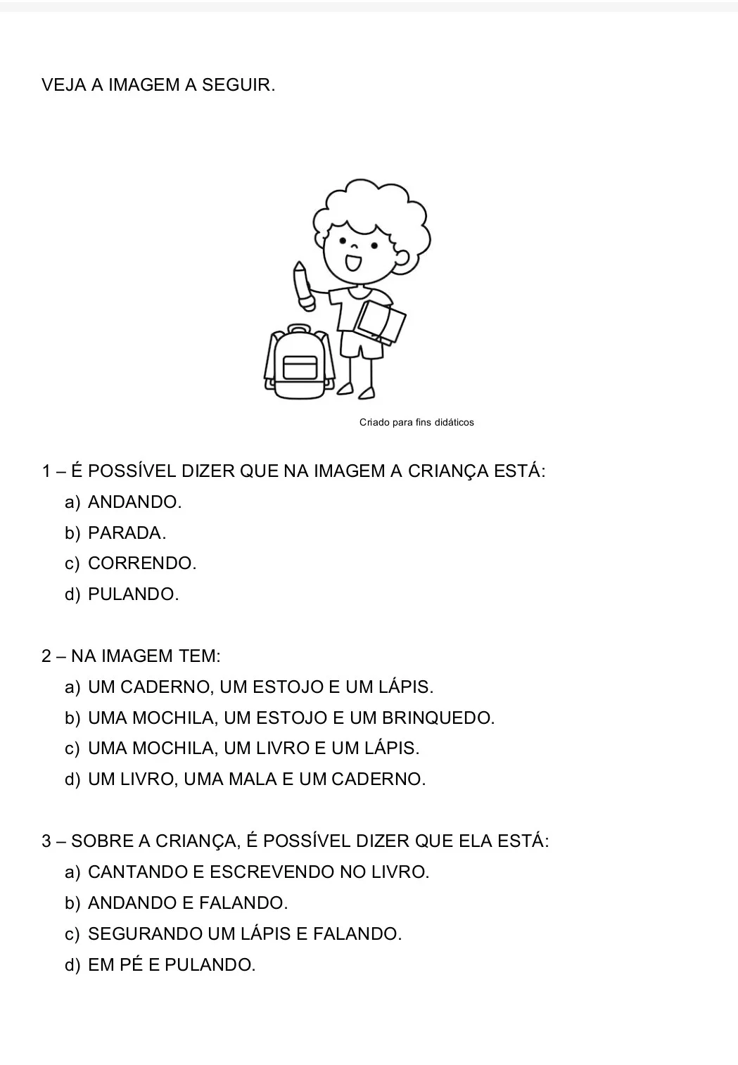 Simulado de Leitura e Interpretação de Texto – 6º ao 9º Ano — amostra 5: Atividade em formato de simulado para desenvolver…