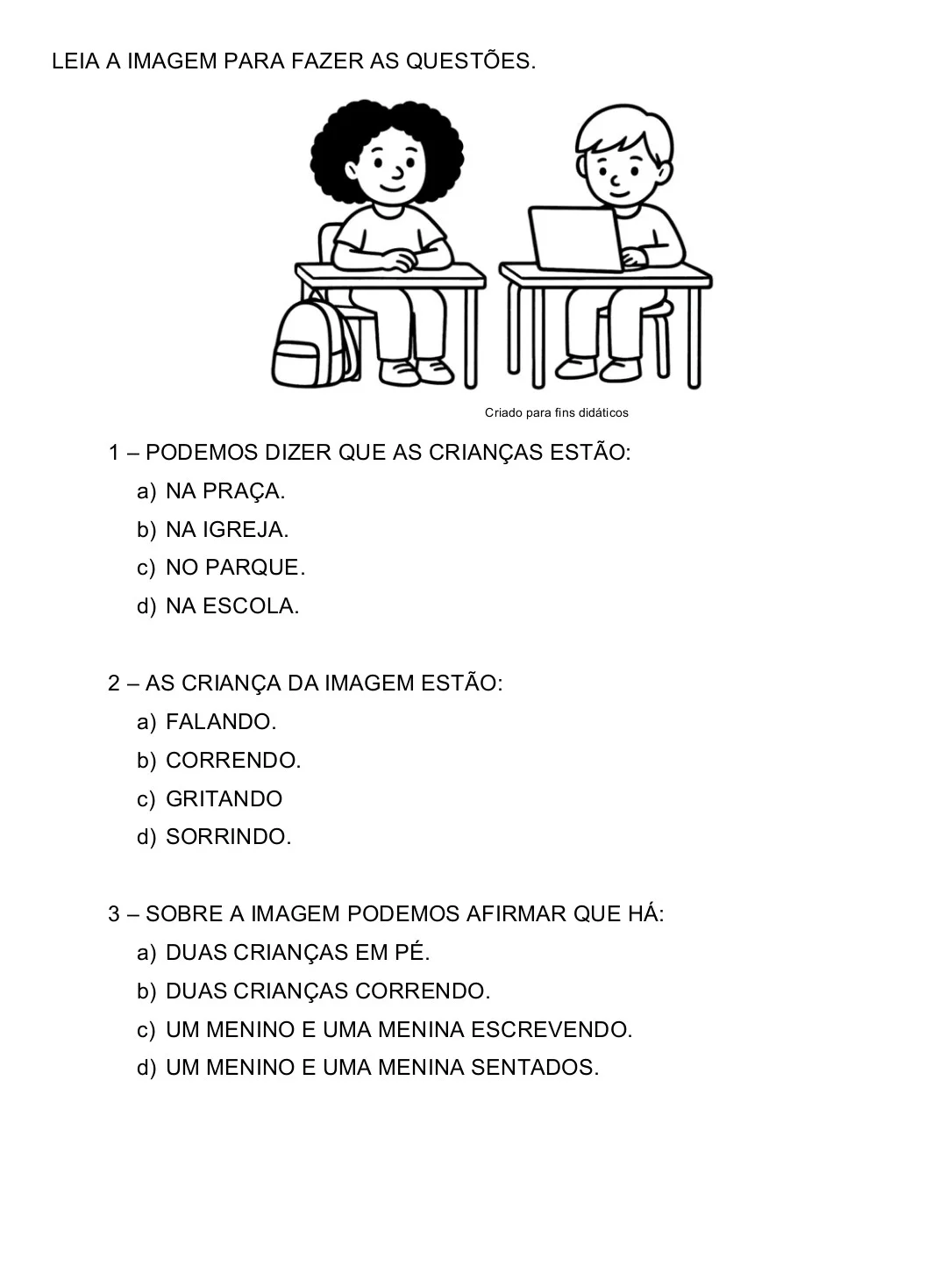 Simulado de Leitura e Interpretação de Texto – 6º ao 9º Ano — amostra 6: Atividade em formato de simulado para desenvolver…