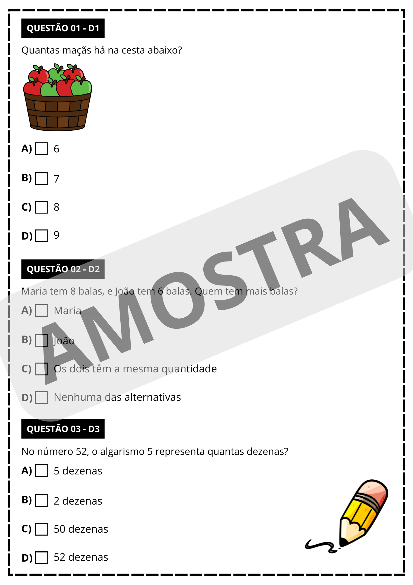 Simulado saeb 2° ano - português e matemática – PDF para Imprimir | 2º ano — amostra 3: Para quem é indicado Simulado saeb 2° ano - português e matemática – PDF para Imprimir | 2º ano — amostra 3: Para quem é indicado