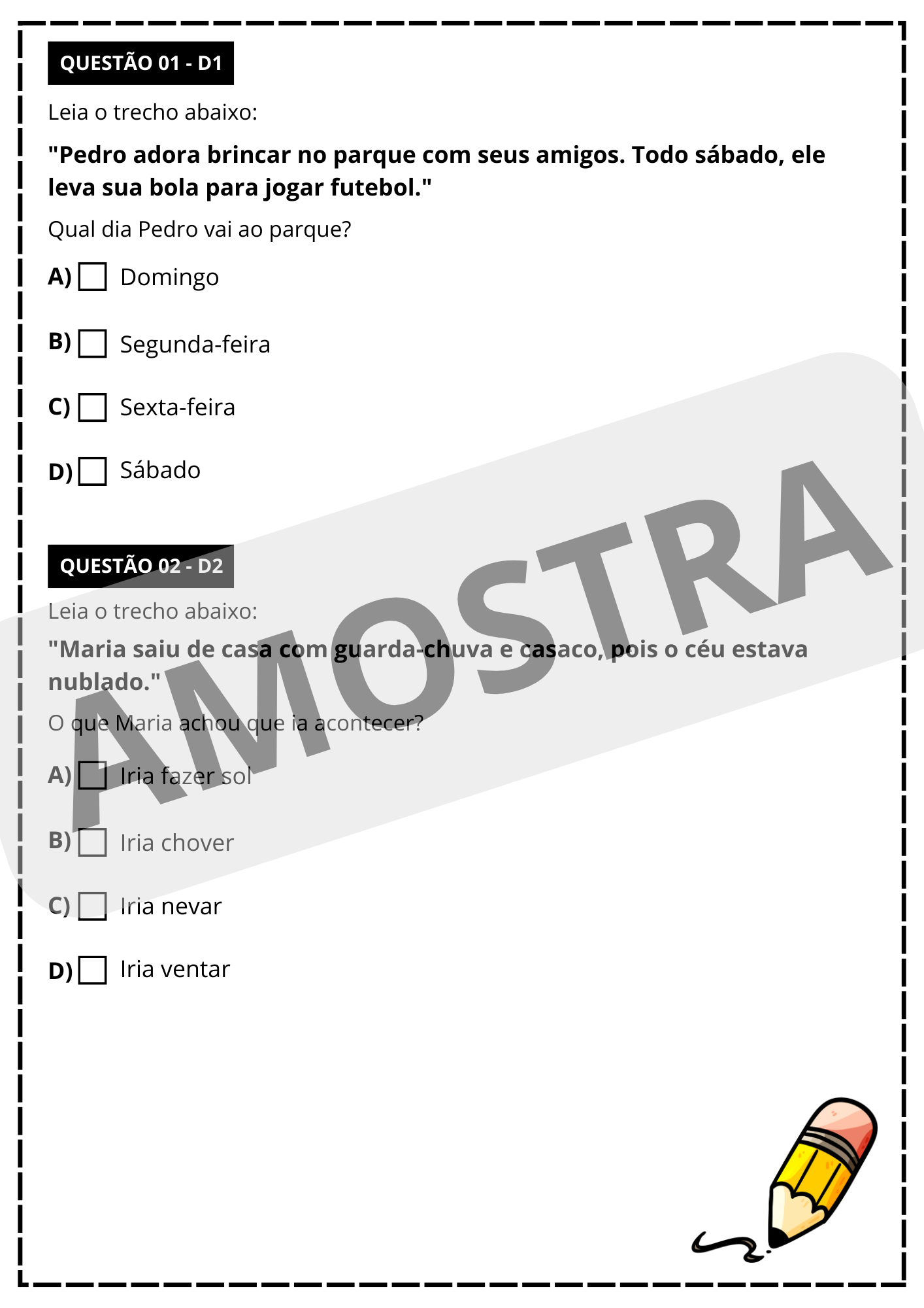 Simulado saeb 4° ano - português e matemática – PDF para Imprimir | 4º ano — amostra 3: Para quem é indicado Simulado saeb 4° ano - português e matemática – PDF para Imprimir | 4º ano — amostra 3: Para quem é indicado