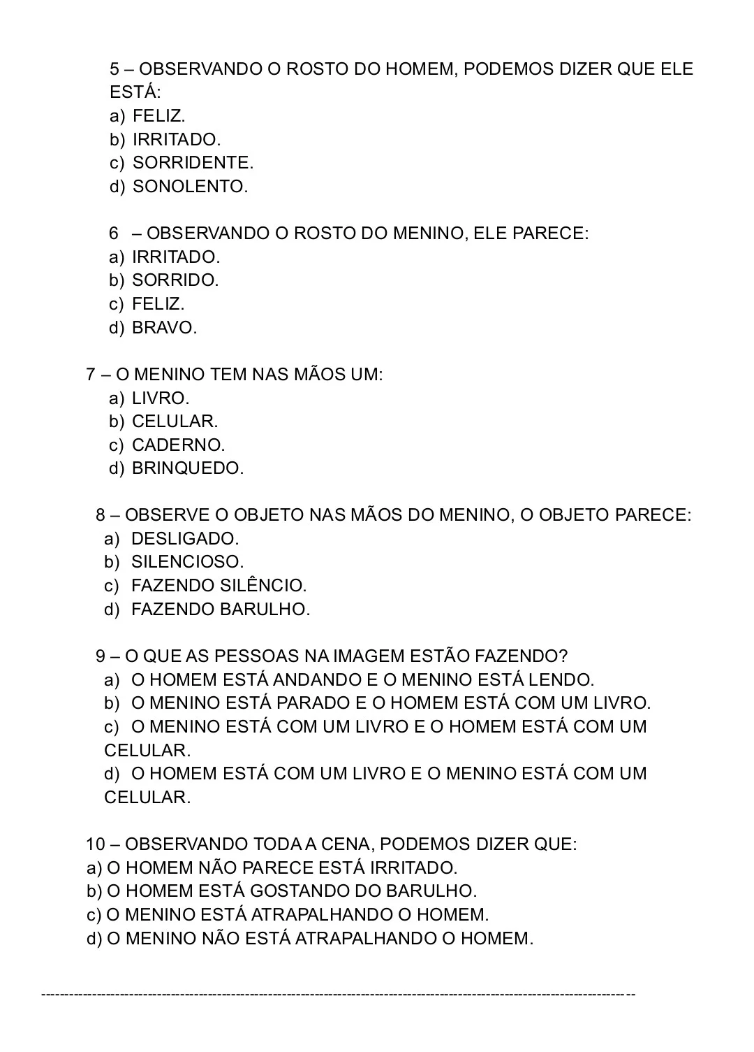 SIMULADOS DE LEITURA E INTERPRETAÇÃO PARA RECOMPOSIÇÃO 6° AO 9° ANO — amostra 7: UMA PROPOSTA PENSADA PARA A RECOMPOSIÇÃO