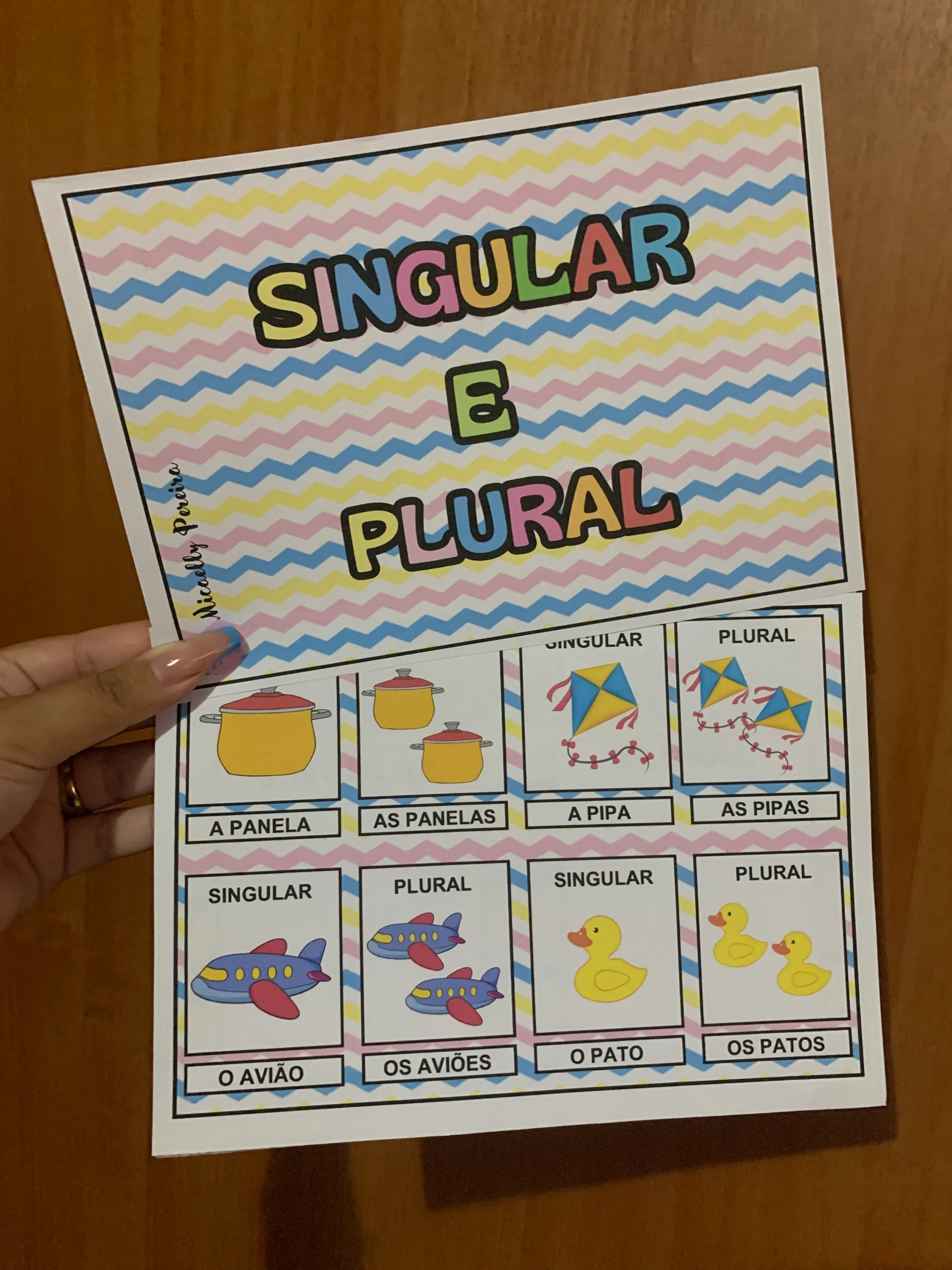 SINGULAR E PLURAL – ALFABETIZAÇÃO LÚDICA E DIVERTIDA! 🔤✨ — amostra 1: Com o material Singular e Plural , seus alunos vão…
