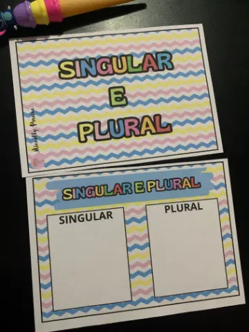 SINGULAR E PLURAL – ALFABETIZAÇÃO LÚDICA E DIVERTIDA! 🔤✨ — capa do material