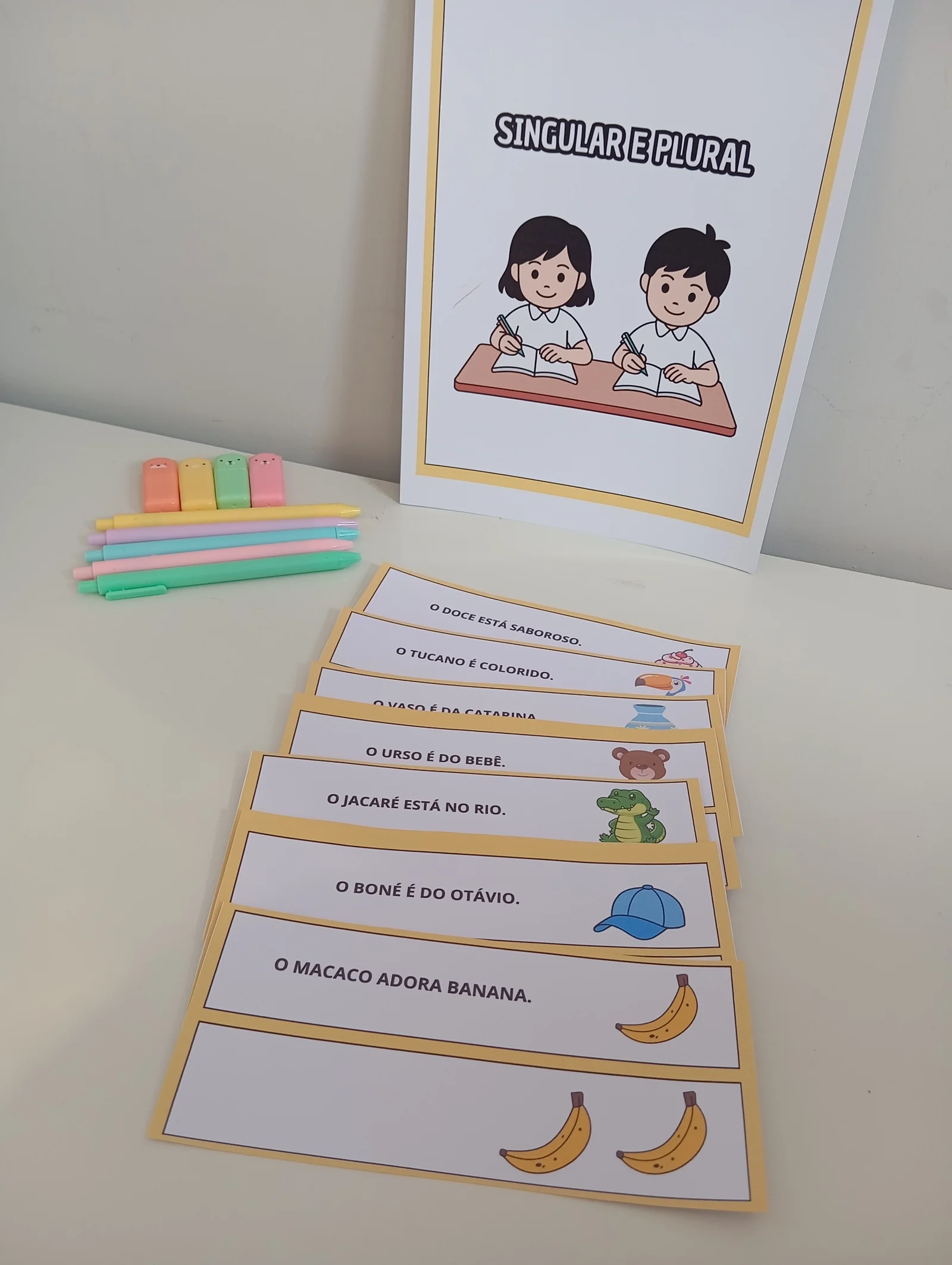 SINGULAR E PLURAL – ATIVIDADE PRONTA PARA IMPRIMIR! — amostra 3: Trabalhe gramática de forma simples e prática com…