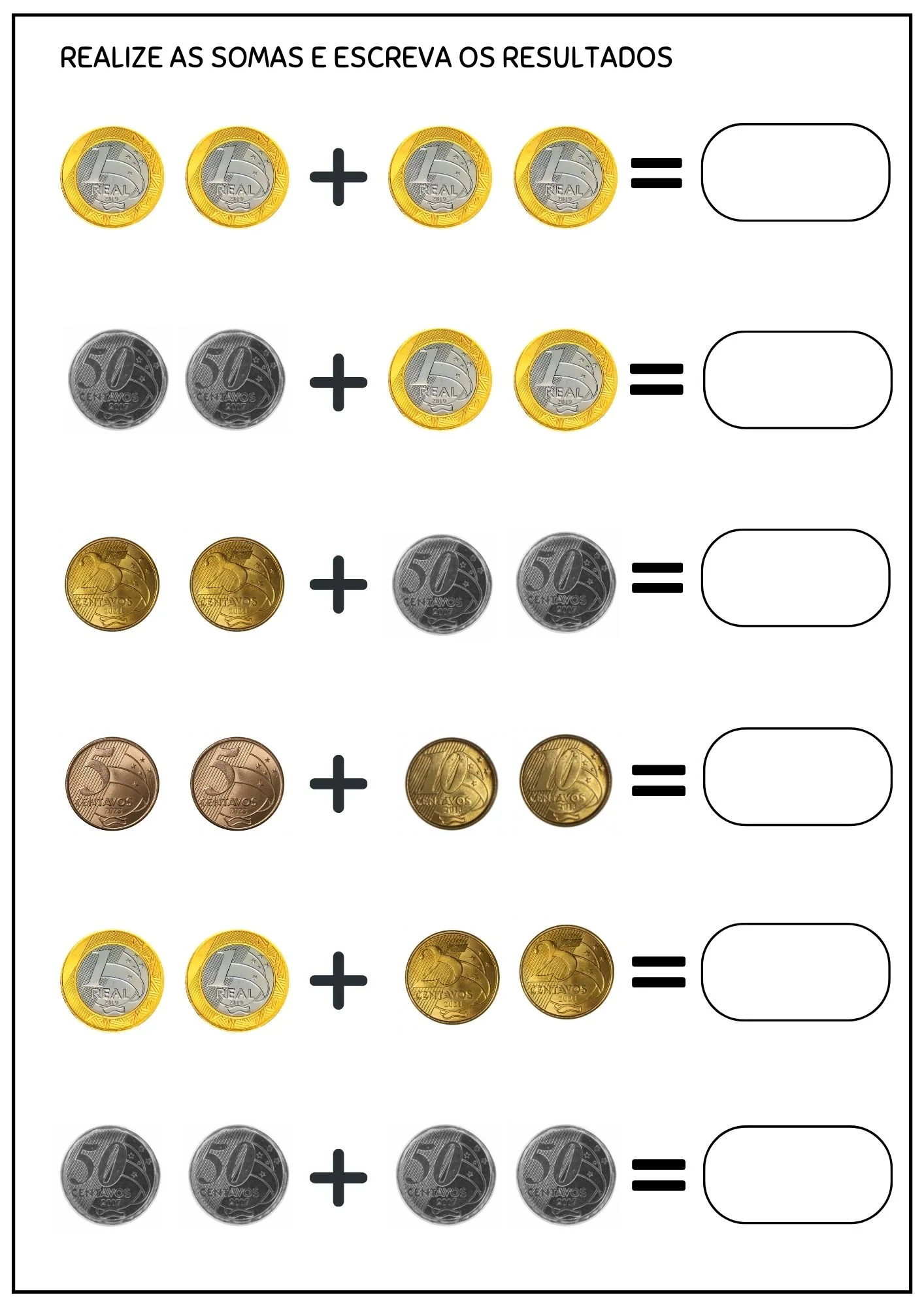 💰 Sistema Monetário – Aprendendo Dinheiro — amostra 1: Faixa Etária