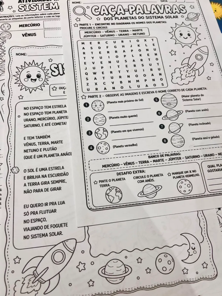 Sistema Solar - Atividades Lúdicas e Educativas 3° e 4° anos — amostra 3: Transforme suas aulas de Ciências em uma…