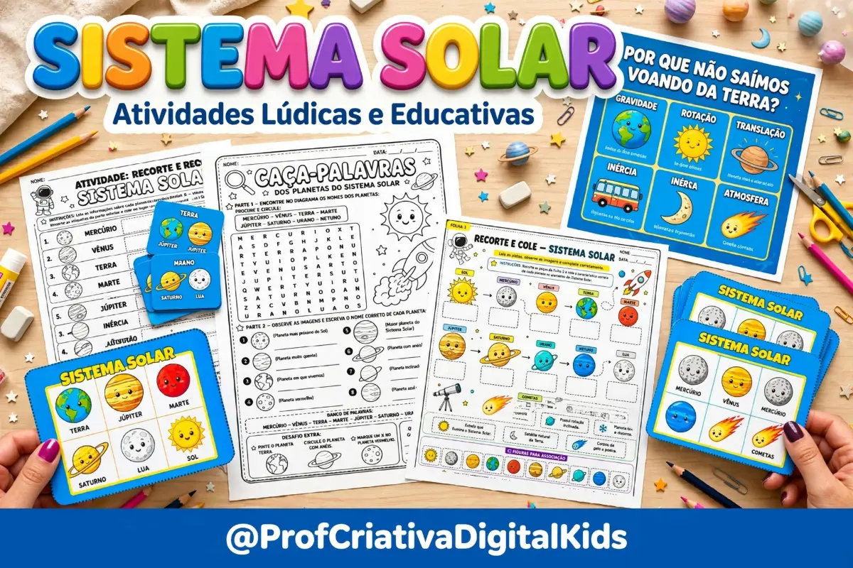 Sistema Solar - Atividades Lúdicas e Educativas 3° e 4° anos — Ciências para 3º ano: Transforme suas aulas de Ciências em…