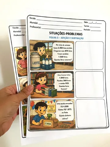 SITUAÇÕES-PROBLEMAS – 3º ao 5º Ano do fundamental — capa do material