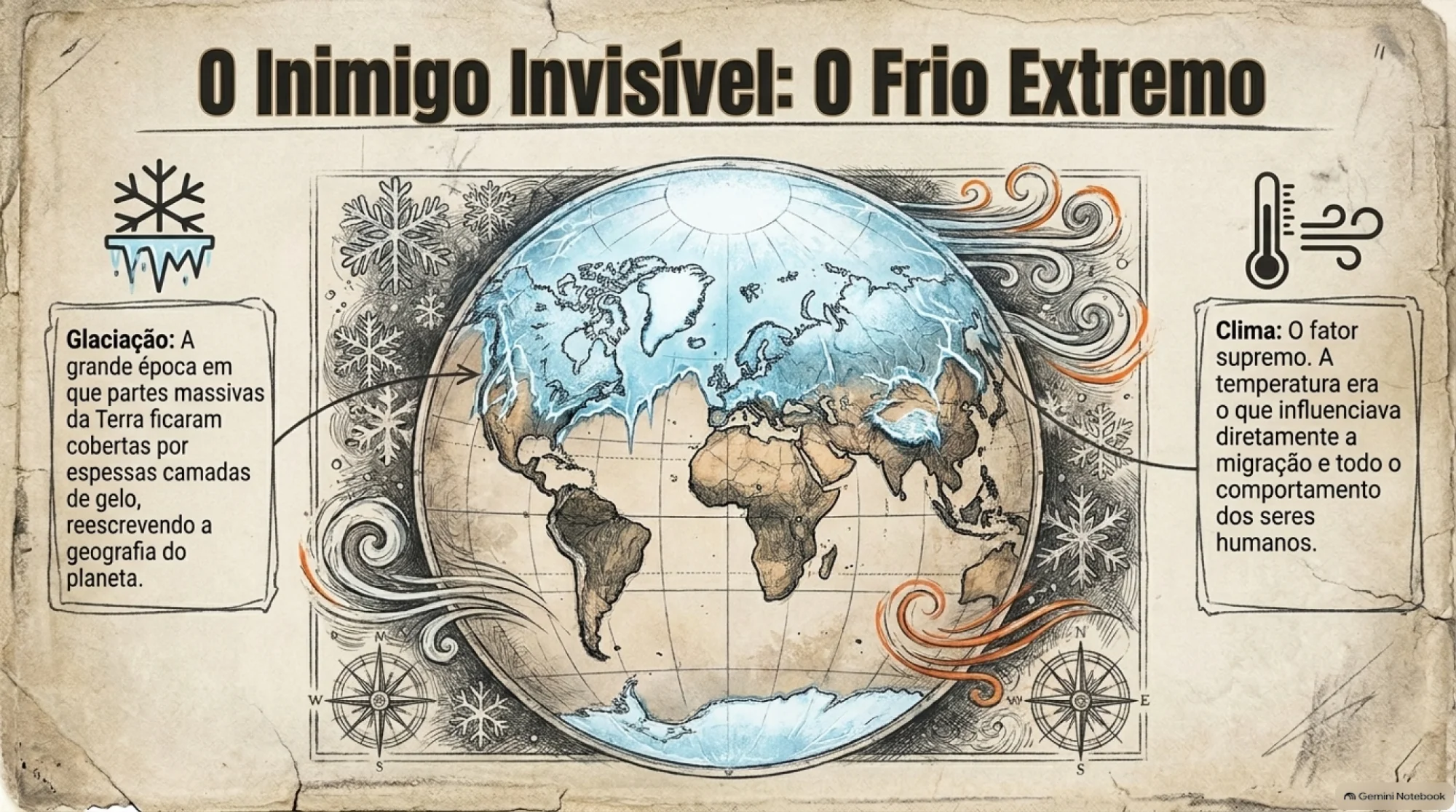 Slide de História: Paleolítico e Pré-História - 6º Ano — amostra 2: Apresentação completa em slides sobre o Paleolítico e a…