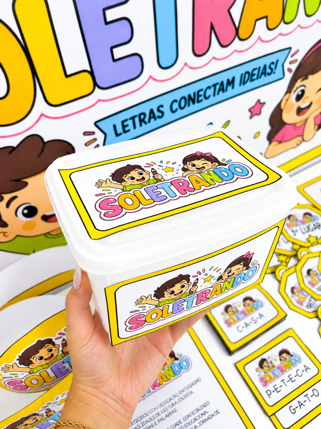 Soletrando de Palavras Sílabas Simples | Recurso Alfabetização para Imprimir — amostra 5: O Soletrando de Palavras de…