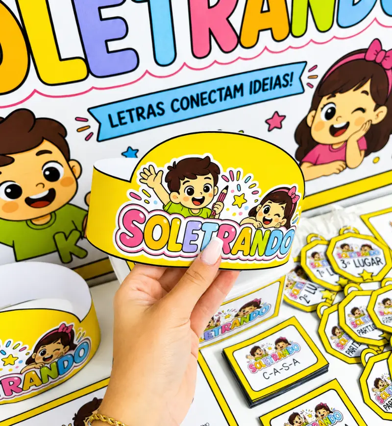 Soletrando Sílabas Simples: Jogo de Alfabetização em PDF — amostra 1: Soletrando sílabas simples na alfabetização