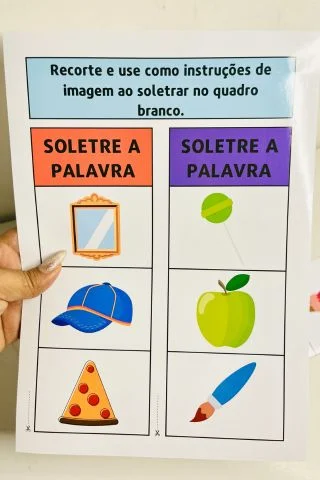 Soletre a Palavra com Imagens | Alfabetização — amostra 4: Este arquivo contém uma série de atividades “Soletre a Palavra”