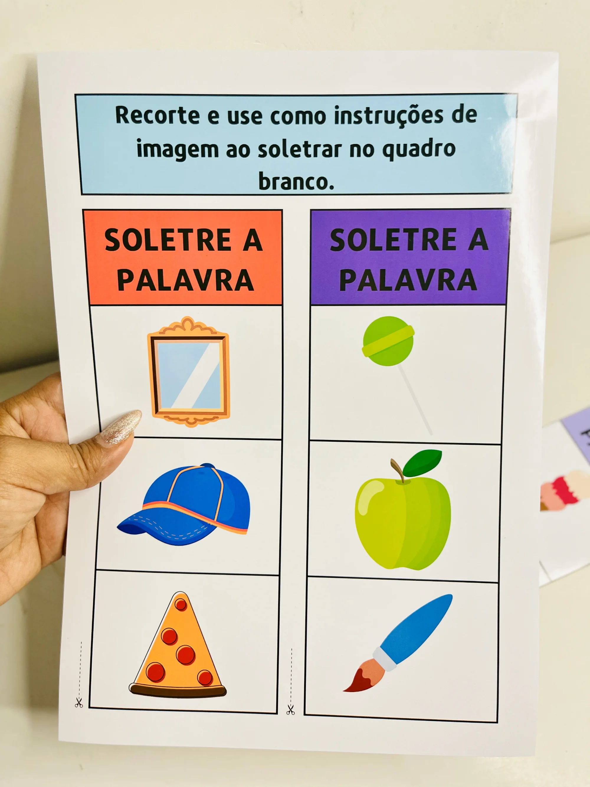 Soletre a Palavra com Imagens | Alfabetização — Alfabetização para Todas as séries: Este arquivo contém uma série de…