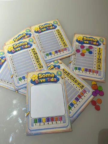 Soma Divertida - Material Didático: Anos Iniciais — amostra 1: 👉Esse material se adapta ao nível da turma
