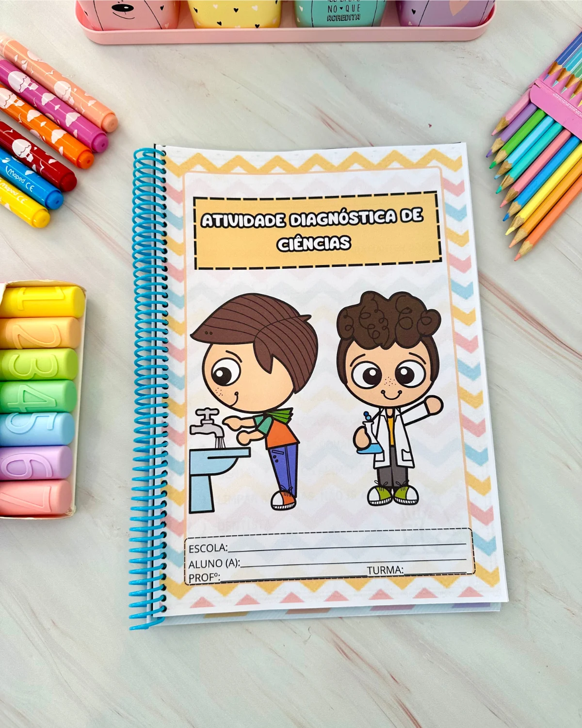 Sondagem Diagnóstica 1º Ano — amostra 4: Sondagem diagnóstica com 12 páginas de atividades para avaliar conhecimentos e…
