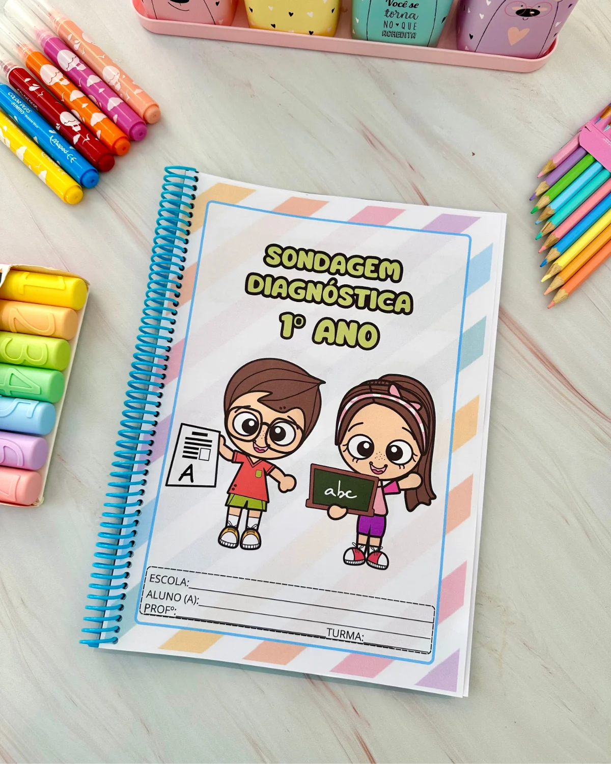 Sondagem Diagnóstica 1º Ano — capa do material
