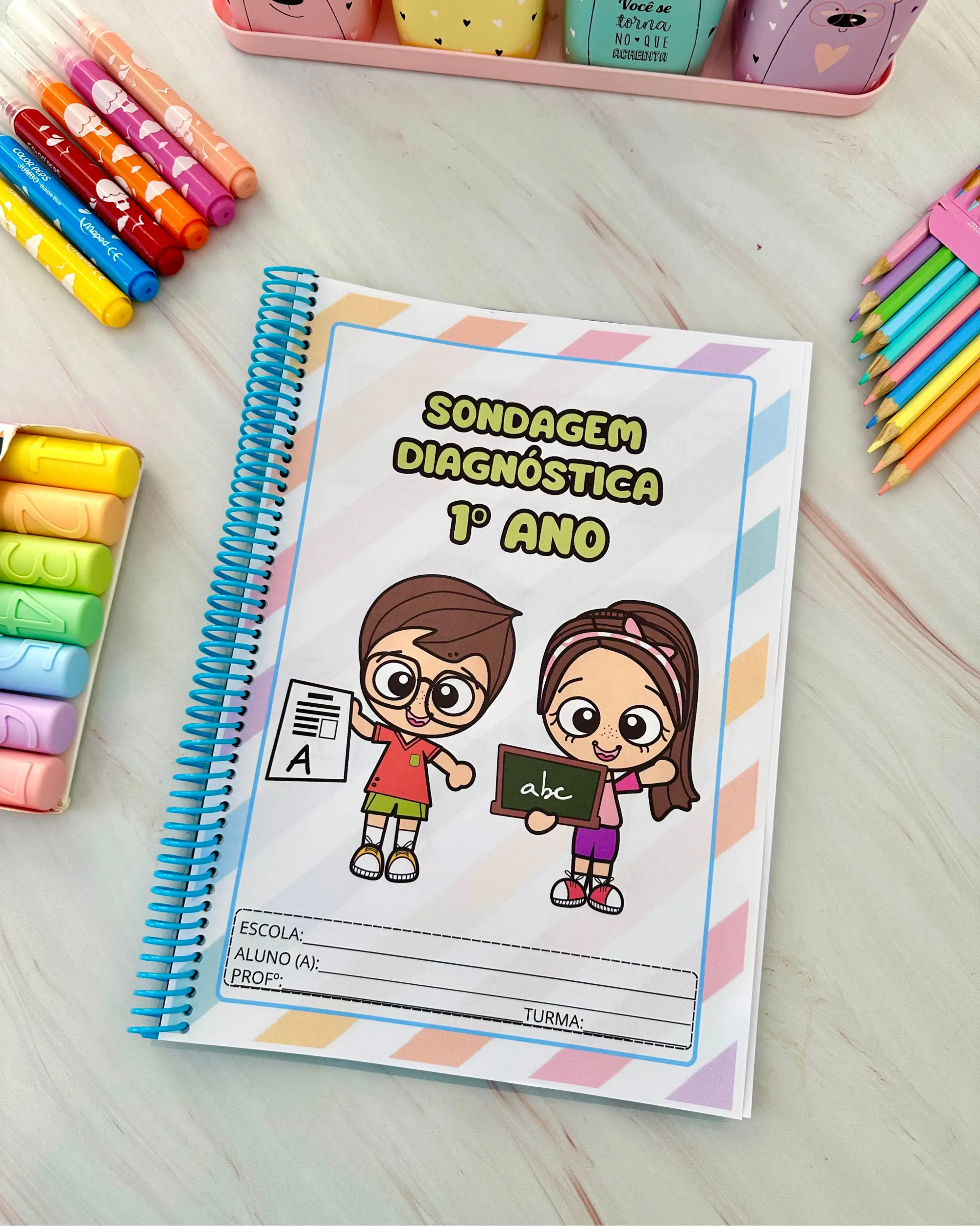 Sondagem Diagnóstica 1º Ano – Todas as Disciplinas — amostra 3: Avalie os conhecimentos dos alunos do 1º ano com atividades…
