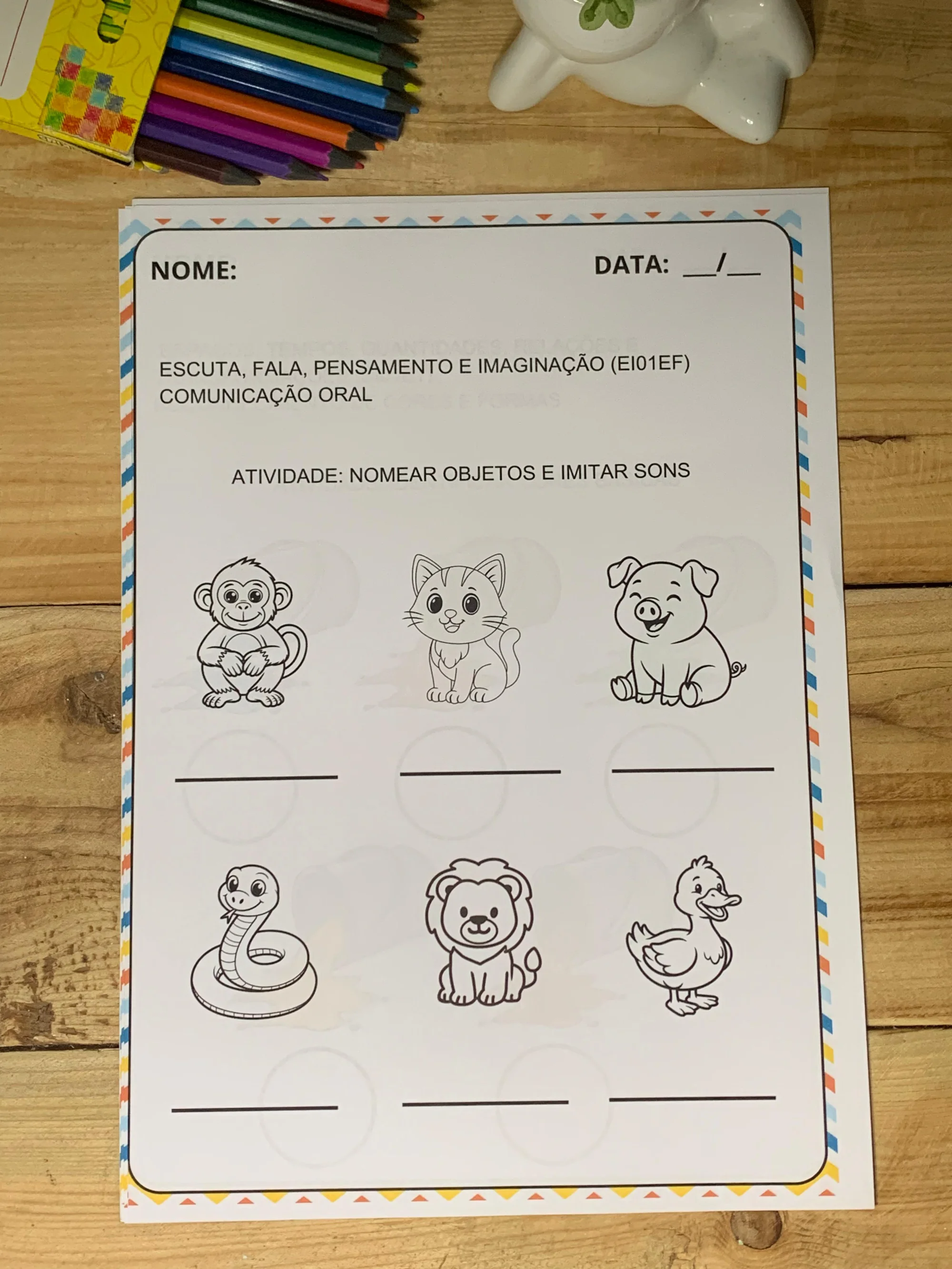 SONDAGEM DIAGNÓSTICA – EDUCAÇÃO INFANTIL | PRÉ I E PRÉ II — amostra 5: A Sondagem Diagnóstica é um material prático para…