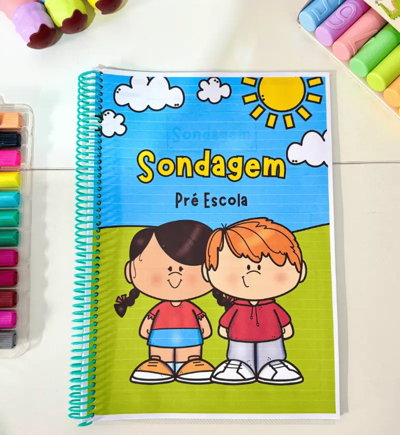 Sondagem diagnóstica para pré-escola: apostila em PDF — Alfabetização para Educação Infantil: Observe os conhecimentos das…