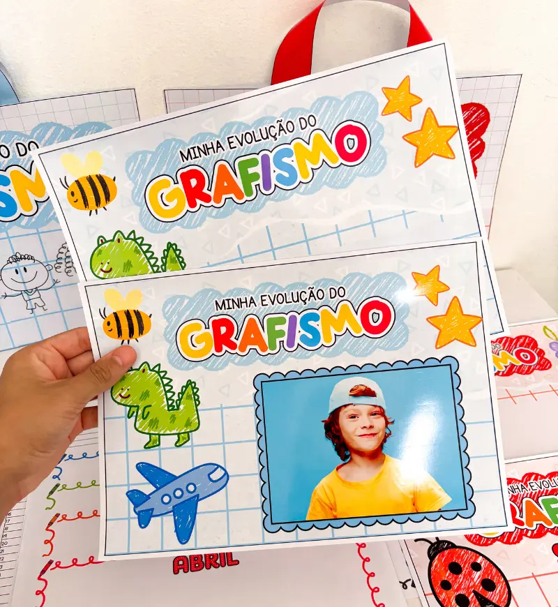 Sondagem do Grafismo: Evolução do Desenho na Educação Infantil — amostra 5: Acompanhe o desenvolvimento do desenho infantil…