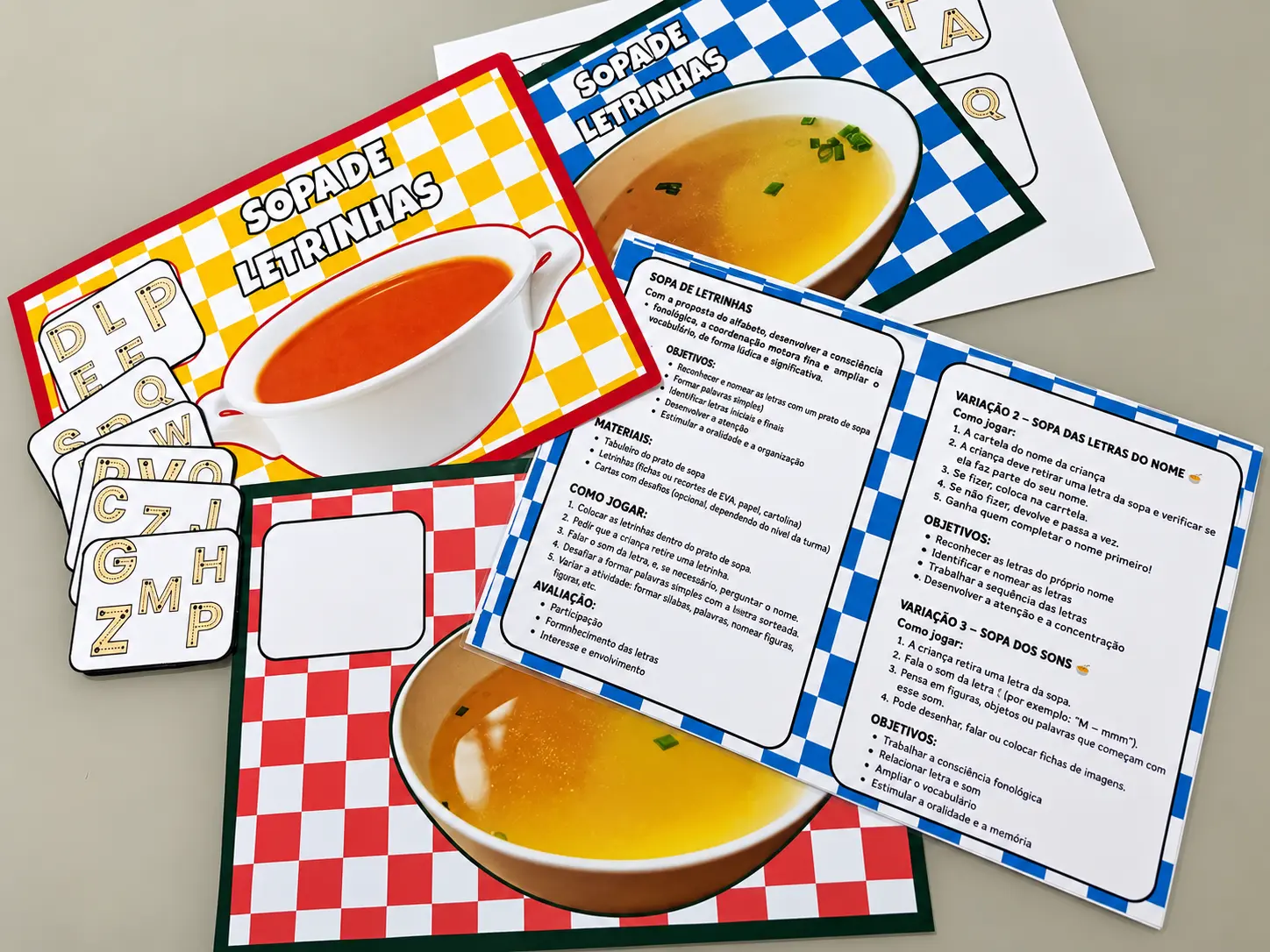Sopa de Letrinhas – Jogo de Alfabetização para E. Infantil e 1º Ano — Alfabetização para Educação Infantil: Sopa de…