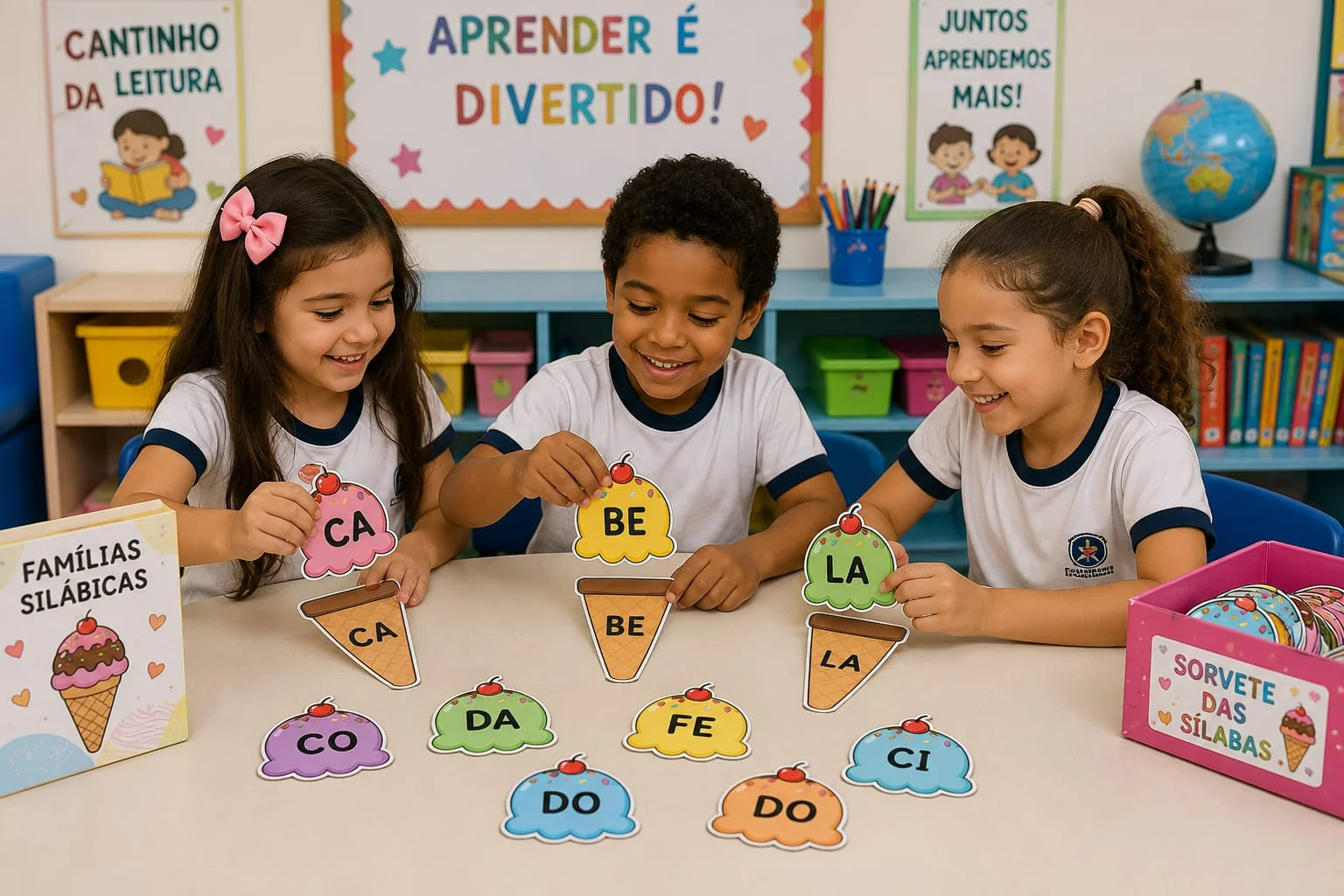 Sorvete das Sílabas – Material Pedagógico — Alfabetização para Educação Infantil: Transforme a alfabetização em um momento…