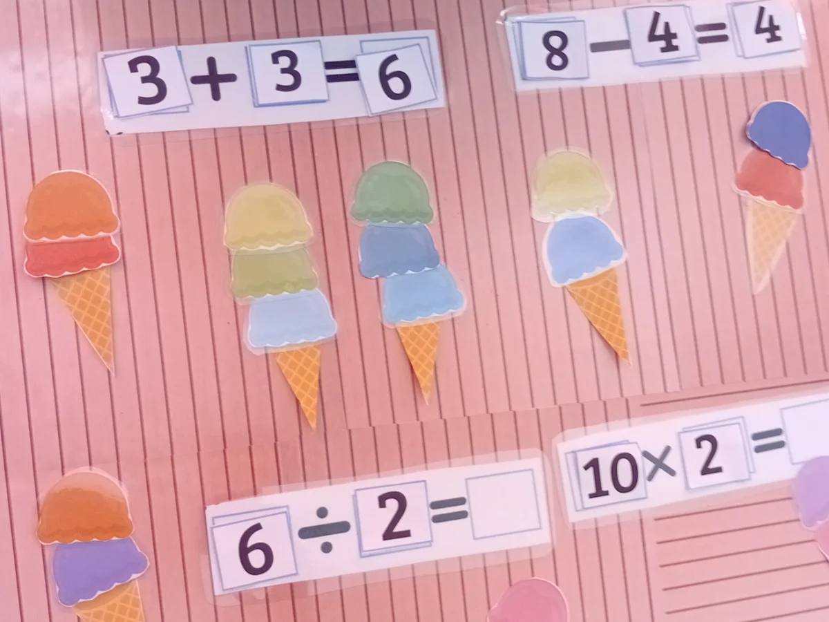 Sorveteira da matemática 4 operações – PDF para Imprimir — amostra 6: Jogos lúdico onde a criança vai aprender as operações…