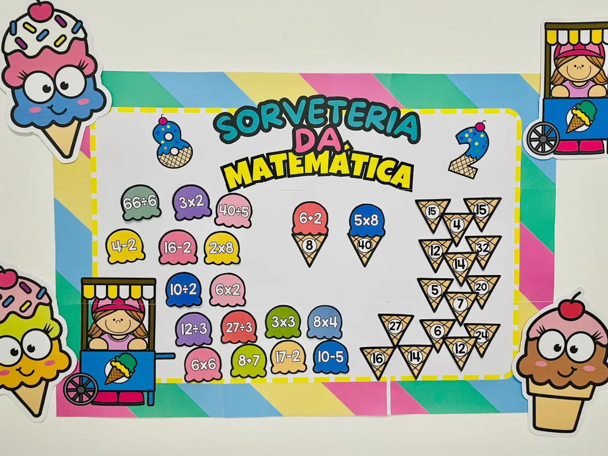 sorveteria - Jogo das 4 Operações - Educação Infantil e Fundamental 1 — capa do material