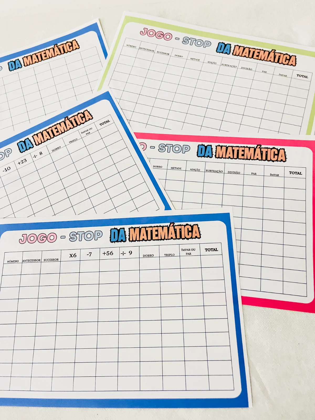 ➕ Stop da Matemática | Aprender Calculando e se Divertindo! — amostra 1: ➕ Stop da Matemática | Aprender Calculando e se…