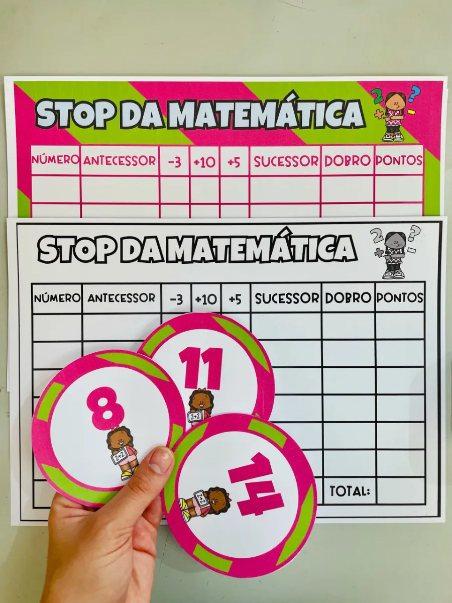 Stop da Matemática – Jogo Educativo para Aprender Brincando — Apostilas para 2º ano: 🔢 Stop da Matemática: jogo educativo…