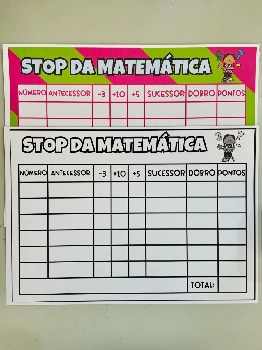 Stop da Matemática – Jogo Educativo para Aprender Brincando — amostra 7: 🔢 Stop da Matemática: jogo educativo e divertido…