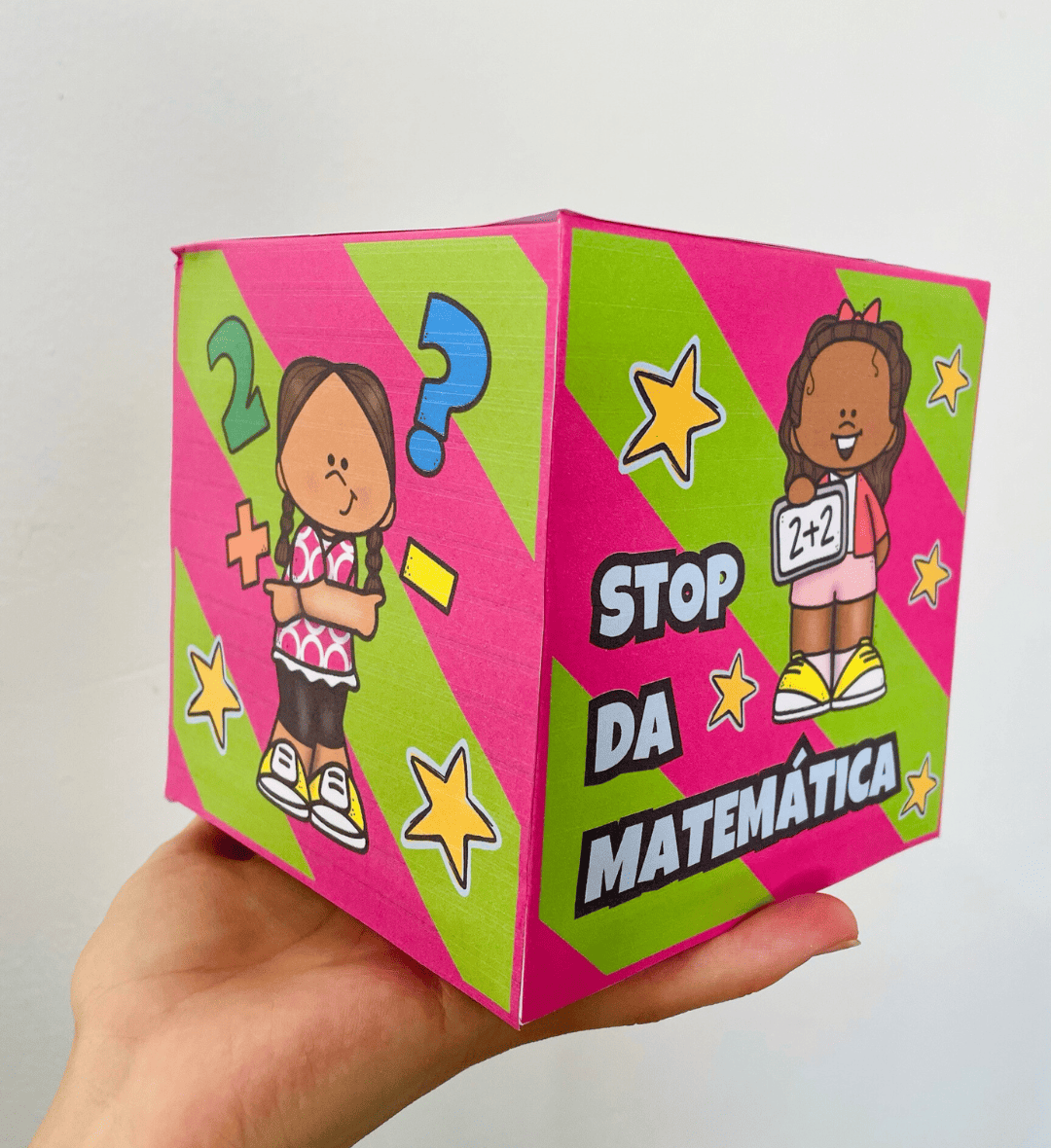 Stop da Matemática: jogo em PDF para imprimir e calcular — amostra 1: Stop da Matemática: números em uma brincadeira…
