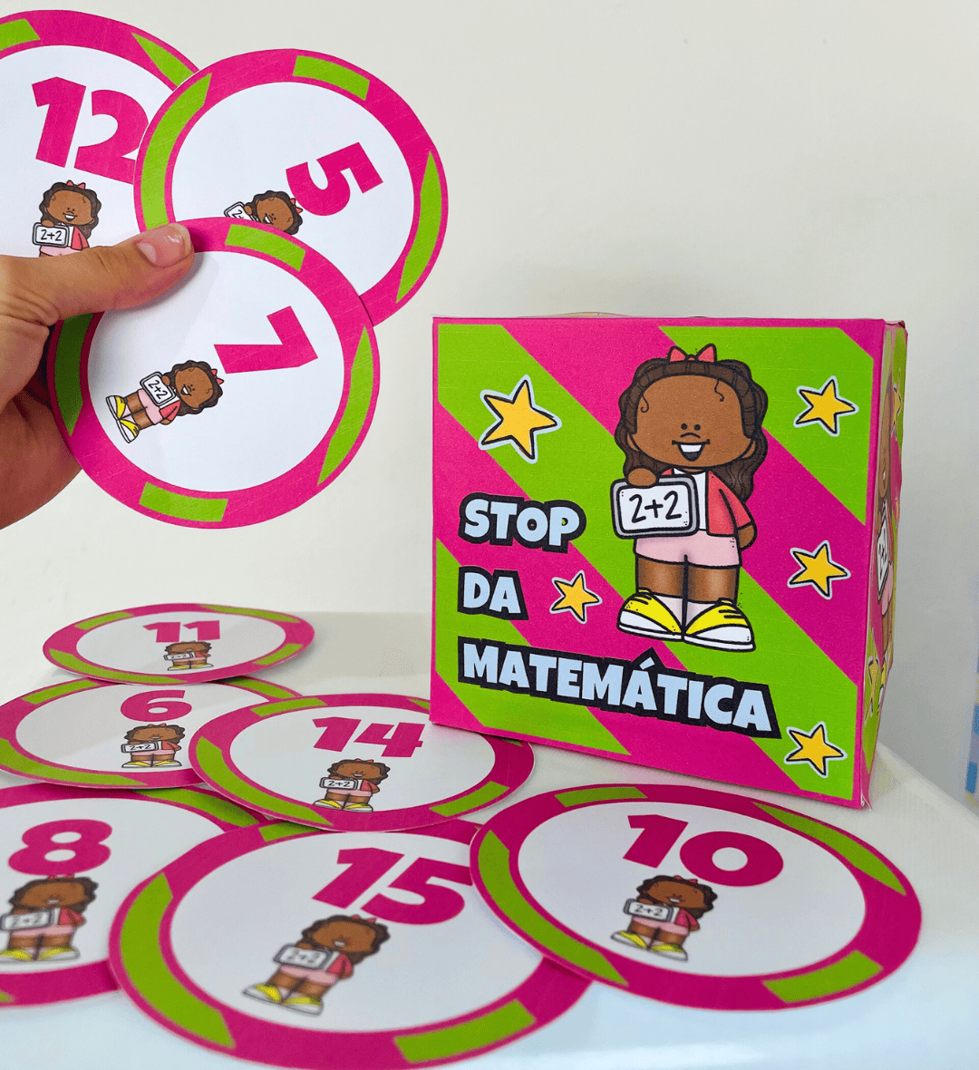 Stop da Matemática: jogo em PDF para imprimir e calcular — amostra 5: Trabalhe cálculo mental e raciocínio lógico com o…
