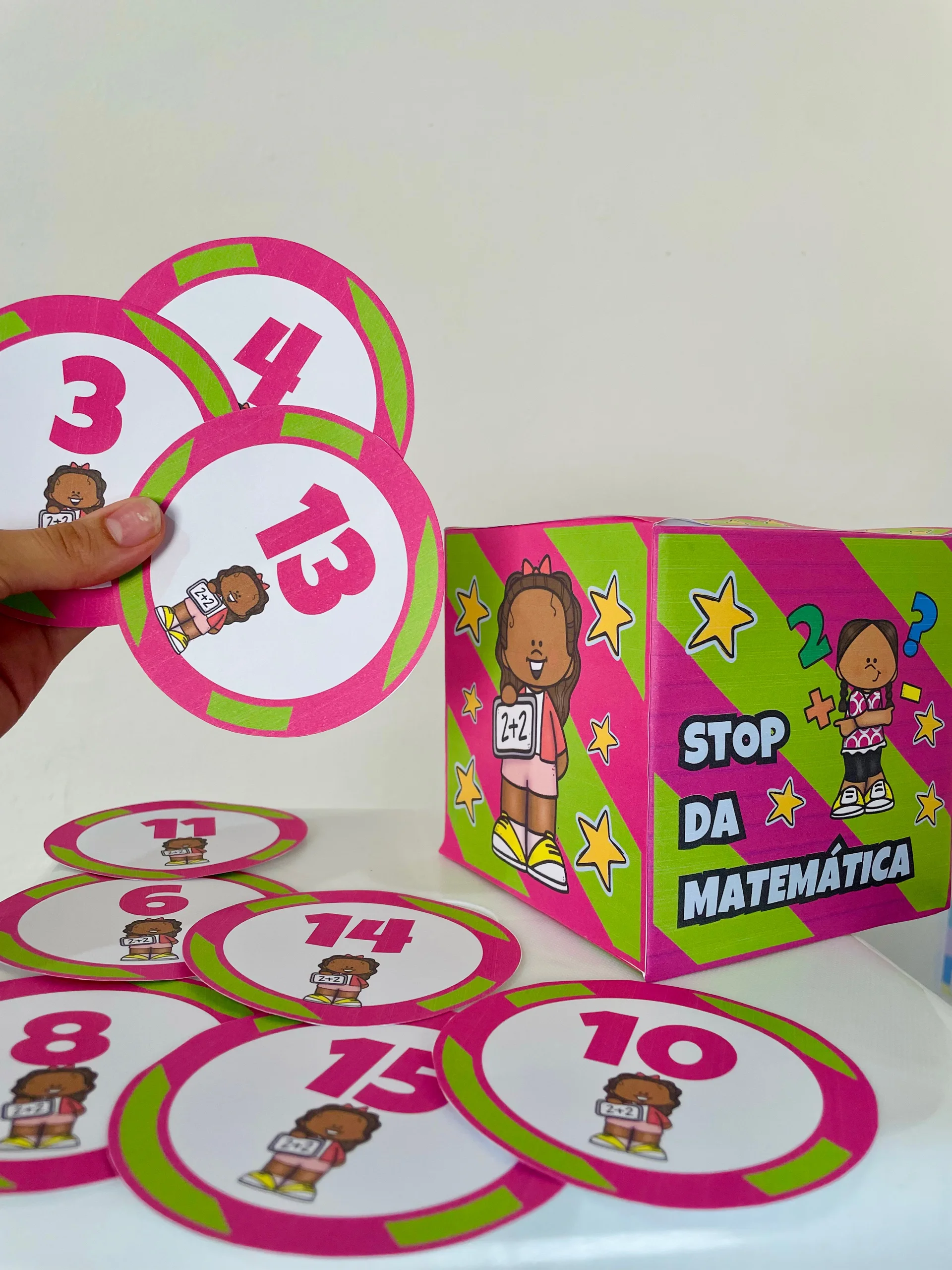 Stop da Matemática — Jogo Lúdico de Operações, Números e Raciocínio — amostra 3: Stop da Matemática: jogo pedagógico…
