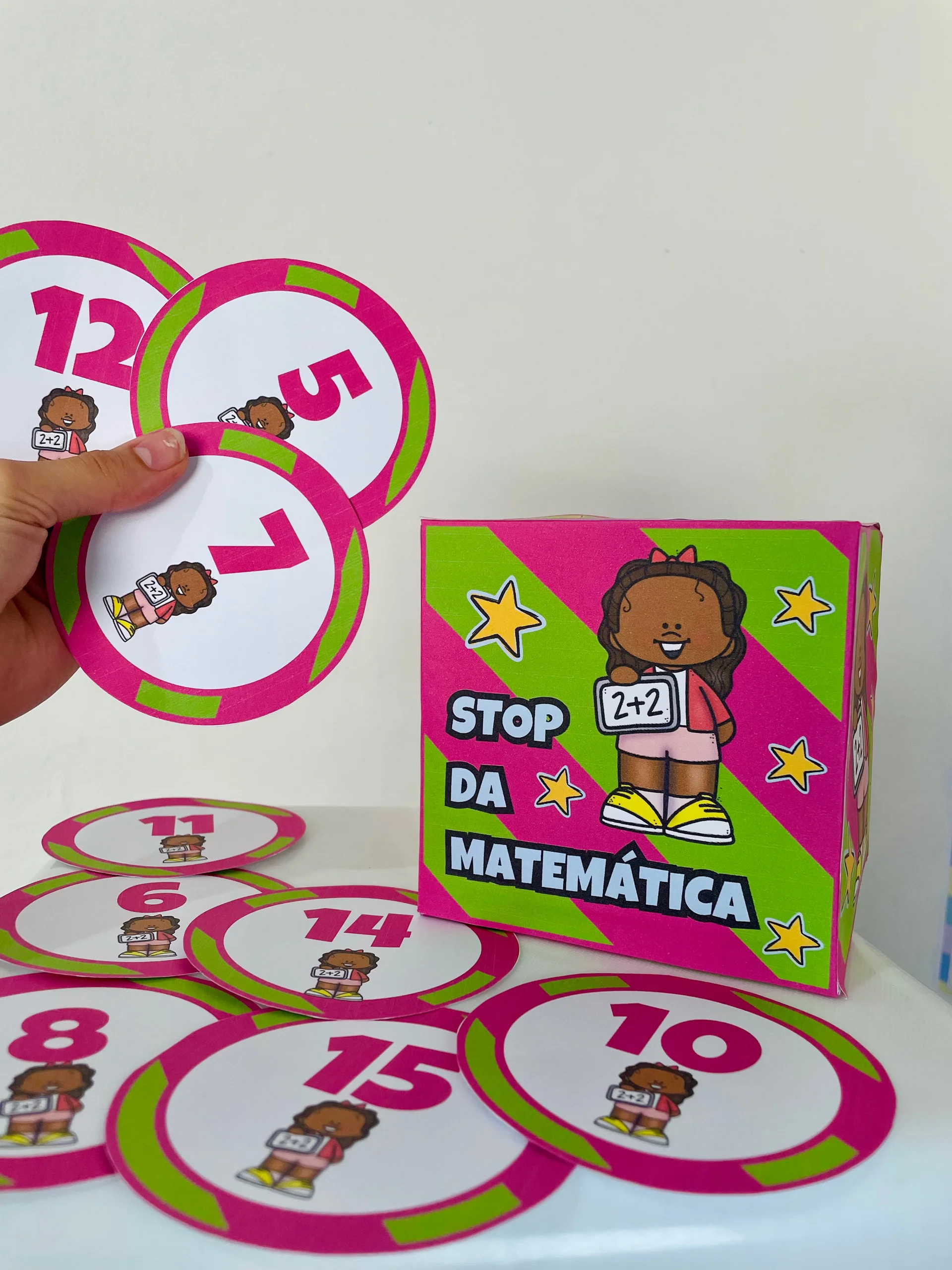Stop da Matemática — Jogo Lúdico de Operações, Números e Raciocínio — amostra 6: Stop da Matemática: jogo pedagógico…